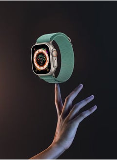 CATANES Apple Watch Band 49mm 45mm 44mm 42mm Alpine Loop Band Women Men Adjustable with Metal G-Hook Strap for iWatch Ultra Series SE 8/7/6/5/4/3/2/1 Aquamarine  - Image 3