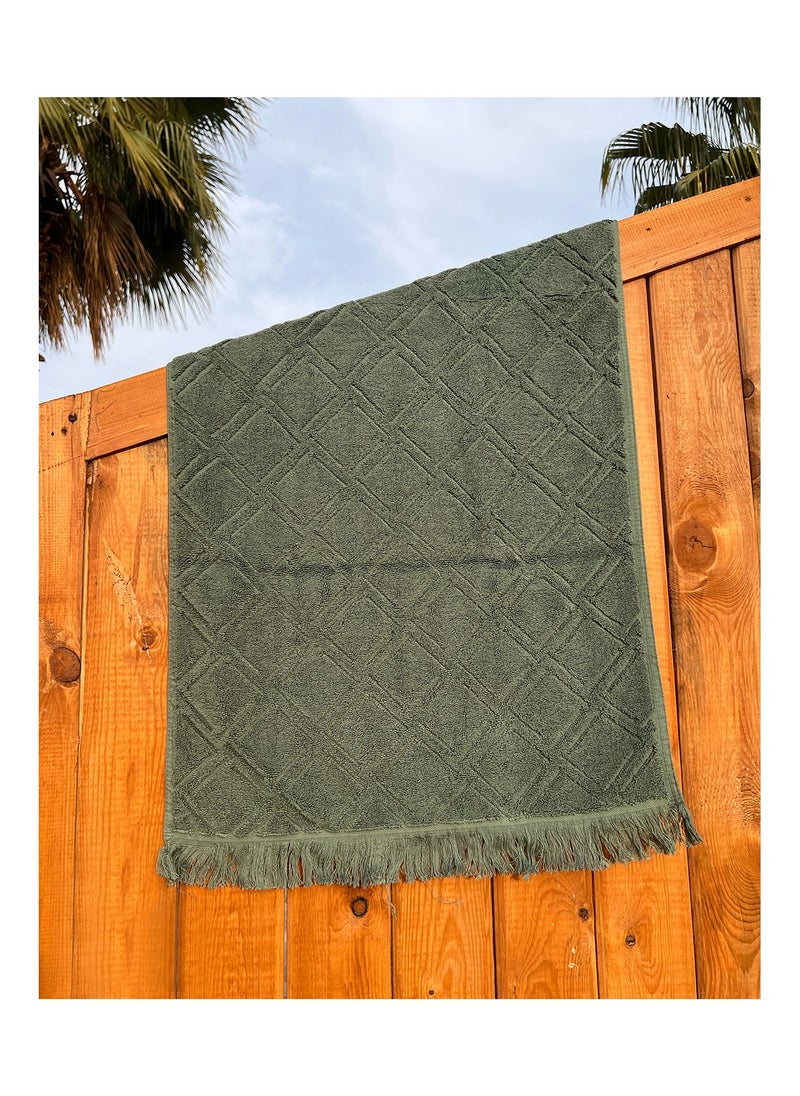 More cottons Delight Jacquard Towel 600GSM size 50x100 