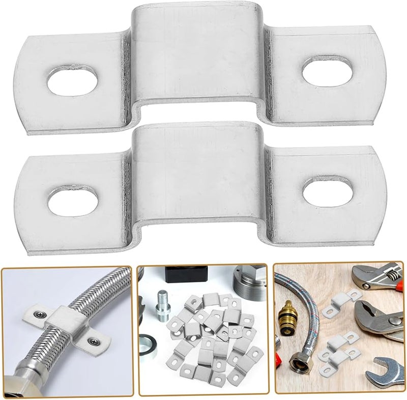 12 قطعة من أقواس يو الفولاذ المقاوم للصدأ الثقيلة لدعم وتركيب أنابيب الأنابيب المربعة - Image 5