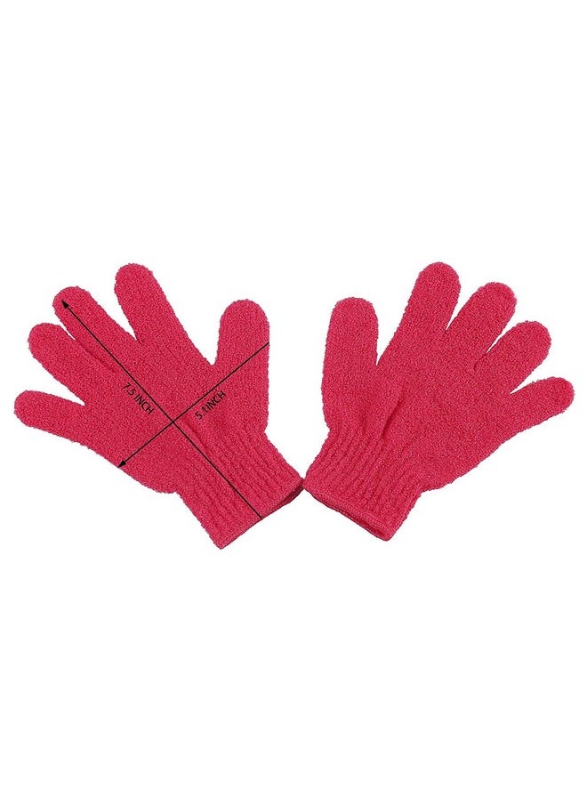 Mooerca - 8 Pairs Double Sided Exfoliating Gloves Body Scrubber Scrubbing Glove Bath Mitts Scrubs For Shower Body Spa Massage Dead Skin Cell Remover - Image 1