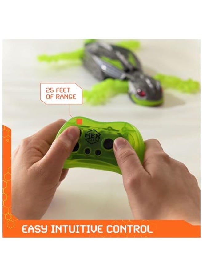 HEX BOTS Wall Crawler Gecko, Rechargeable Remote Control Robot Kids Toys, Climbs up Walls for Prank - Image 5