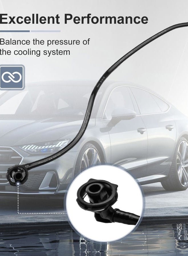 PNYZIK Engine Coolant Overflow Reservoir Tank Hose Compatible with Audi A4 A5 Quattro Allroad 1.8T 2.0T 2010-2017 Replace 8K0121081CA 8K0121081BT - Image 2