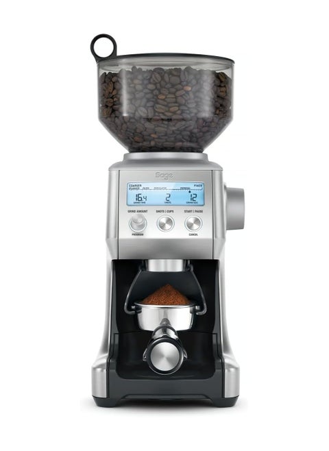 Sage - The Smart Grinder Pro - Conical Burr Coffee Grinder - with 60 grind settings, Programmable, Automatic, Brushed Stainless Steel - UAE Version, 2 Year Manufacturer Warranty