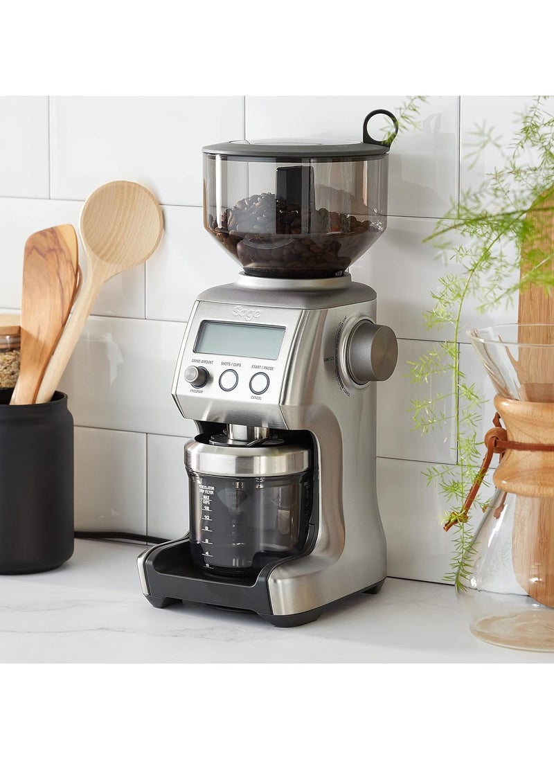 Sage Sage - The Smart Grinder Pro - Conical Burr Coffee Grinder - with 60 grind settings, Programmable, Automatic, Brushed Stainless Steel - UAE Version, 2 Year Manufacturer Warranty  - Image 2