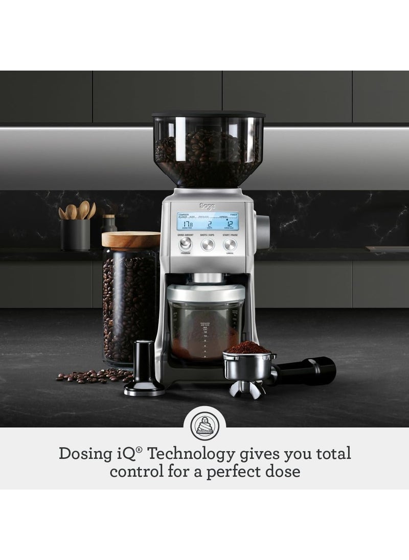 Sage Sage - The Smart Grinder Pro - Conical Burr Coffee Grinder - with 60 grind settings, Programmable, Automatic, Brushed Stainless Steel - UAE Version, 2 Year Manufacturer Warranty  - Image 3