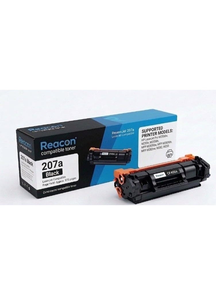 Reacon Compatible Toner Cartridge for HP 207A Color LaserJet Pro M255dw MFP M282nw M283fdw, Black, Yellow, Magenta, Cyan, 4-Pack - Image 2