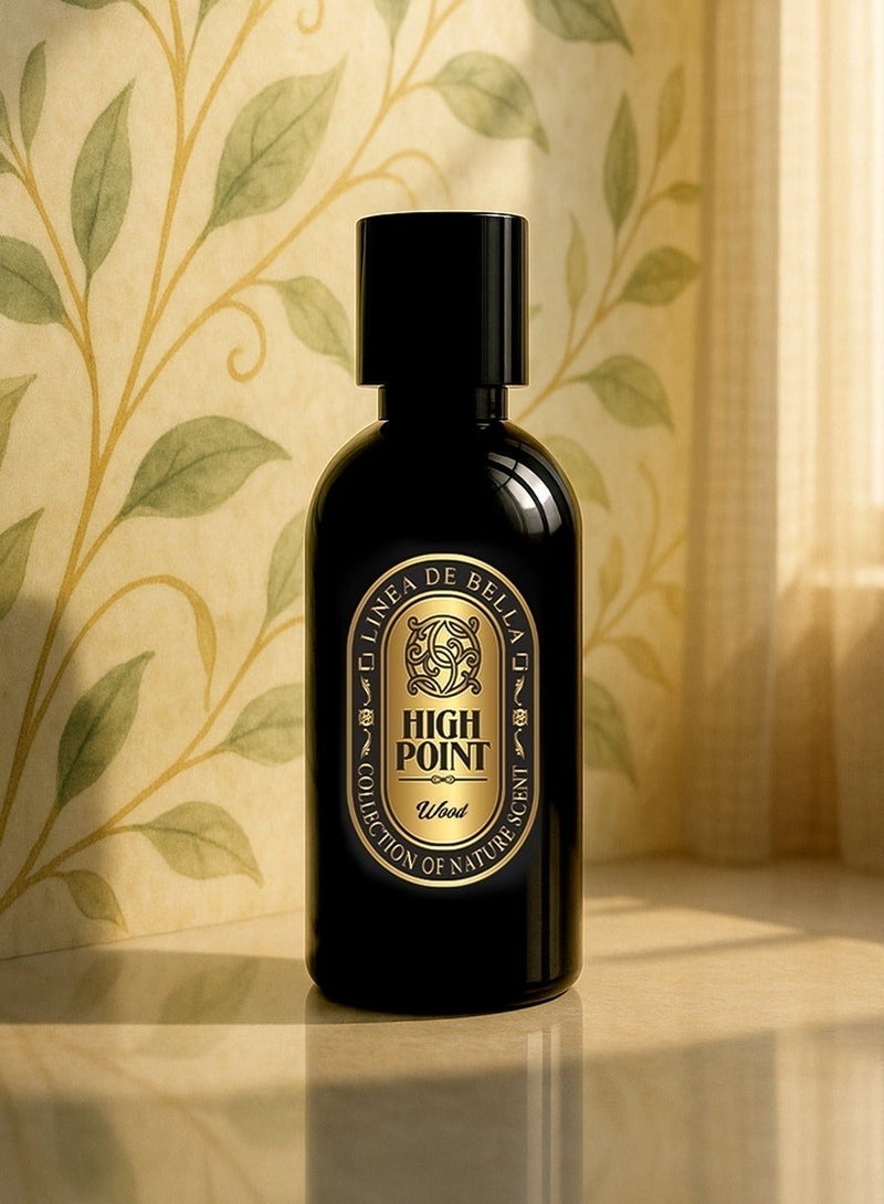 Linea De Bella Highpoint Collection Wood EDP 30ML | Oud & Woody Perfume for Men | Deep Oud & Marine Blend - Image 3