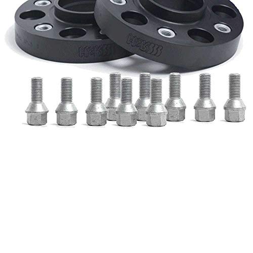 HR H&R B60957160 DRA-System Wheel Spacer Set 60mm per axle Pattern 5x130-Hub 71,6mm-Bolt Size M14x1,5-Porsche/Volkswagen-Black - Image 5