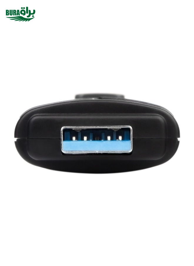 BURAQ - WD-AX3000 For Desktop PC WiFi Receiver USB 3.0 WiFi6 Driver Free Wireless Network Card(Black) - Image 1