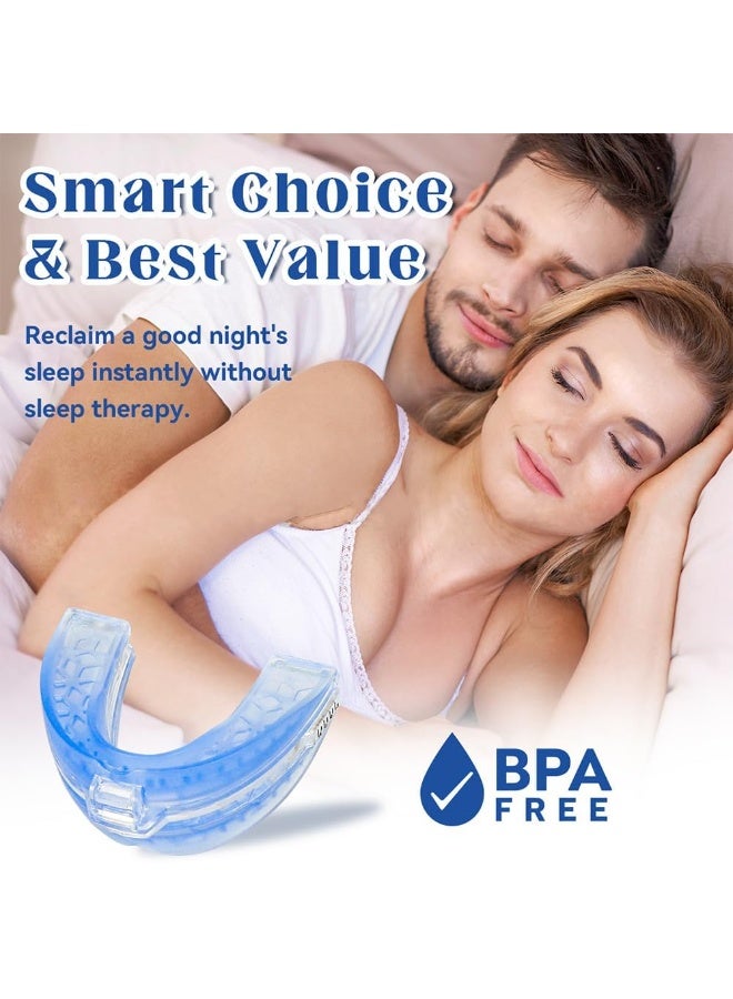 OSHIMA Anti Snoring Mouth Guard for Teeth Grinding, The Quiet Anti Snoring Mouthpiece U-Niversal Size Anti Snoring Devices, Comfortable Nighttime Snoring Solution Fits Men & Women - Image 3