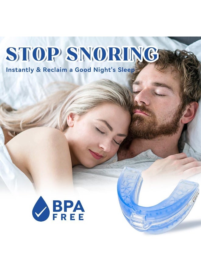 OSHIMA Anti Snoring Mouth Guard for Teeth Grinding, The Quiet Anti Snoring Mouthpiece U-Niversal Size Anti Snoring Devices, Comfortable Nighttime Snoring Solution Fits Men & Women - Image 4