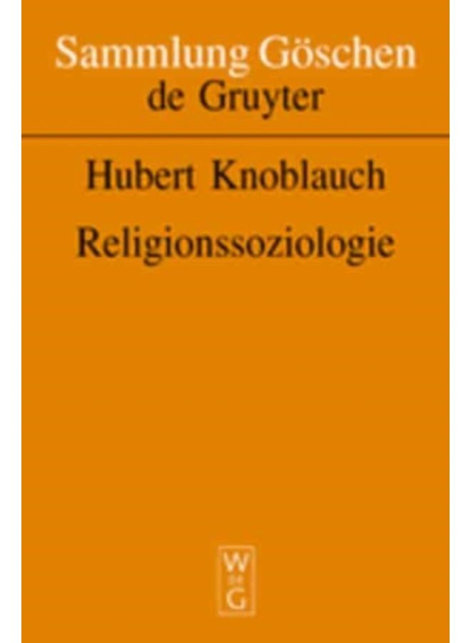 Religionssoziologie : 2094 - Hardback 