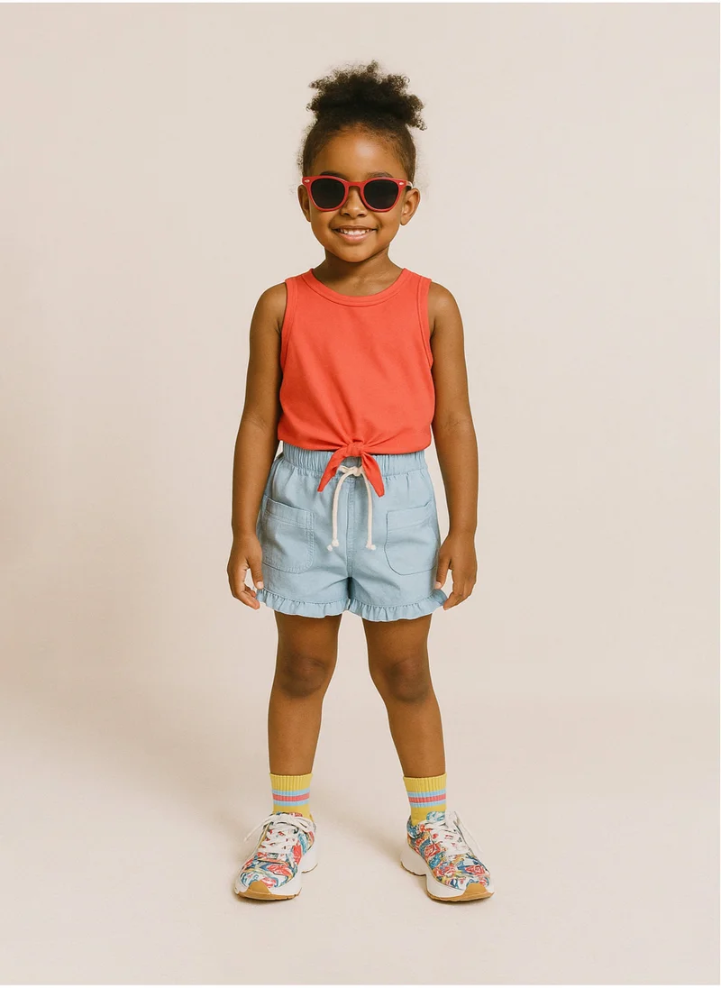 مينوتي Teen Girls Tie Front Vest