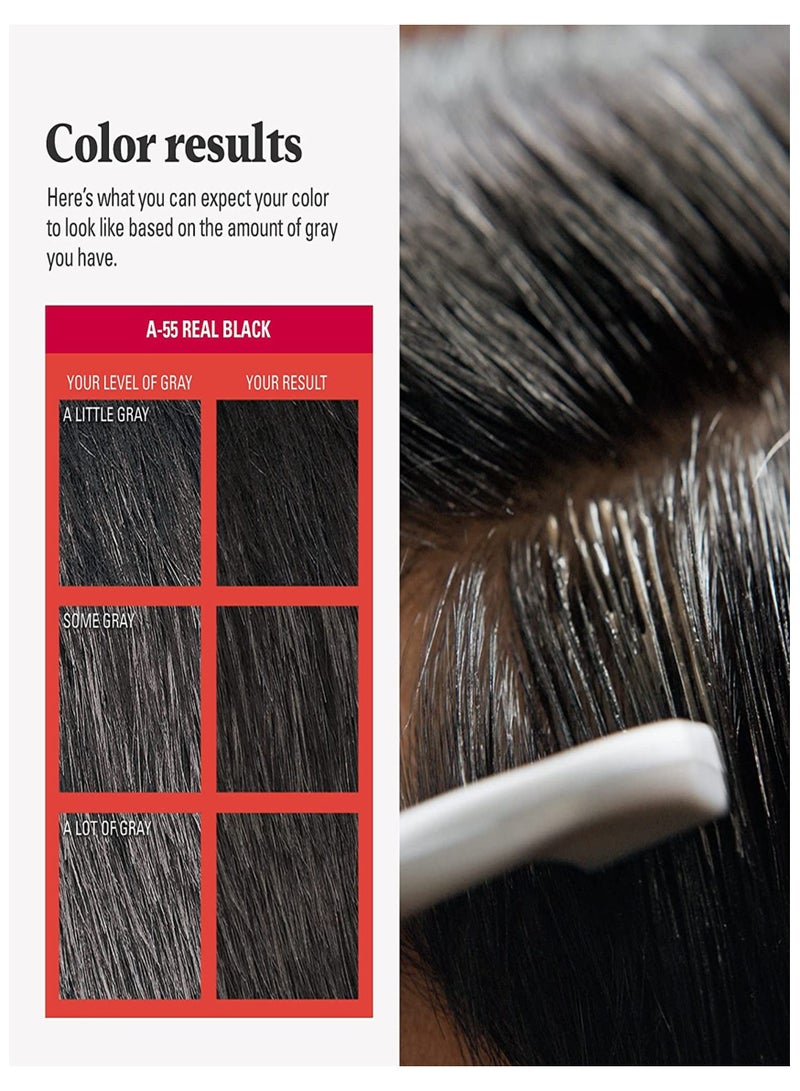 جست فور من جَسَّتْ فور مَنِ ايزي كومب انَّ كولور - أسود - Image 3