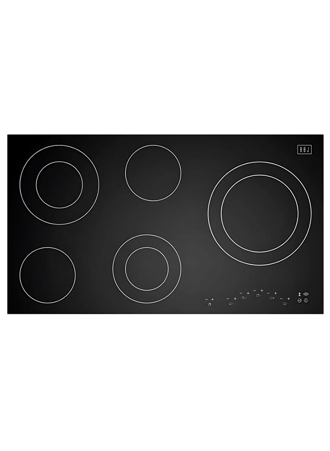 BOJ 90CM Vitro Ceramic Hob VCH 590S Front Touch Control Black Frameless 3 Dual Highlight Zones Easy to Clean Ceramic Glass Made In Italy - Image 1