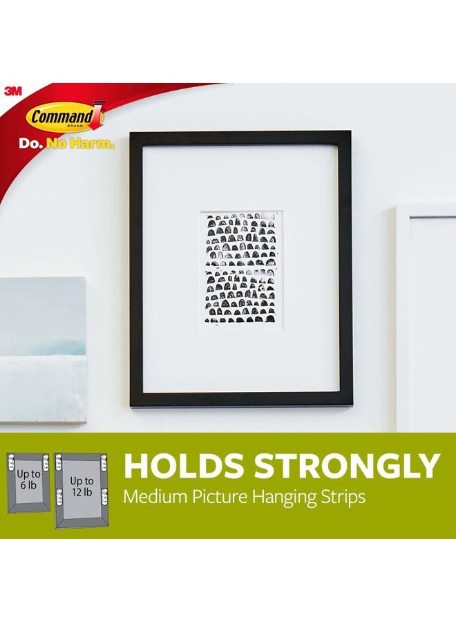 Command Black Picture Hanging Strips, 12 Pairs (24 Strips), Medium, Decorate Damage-Free (17204BLK-12ES) - Image 4
