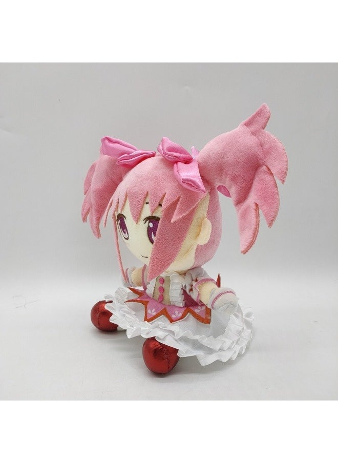 general madoka kaname plush doll deer eye Yuanxiang character doll Madoka Magica plush doll the best gift for family and friends - Image 2