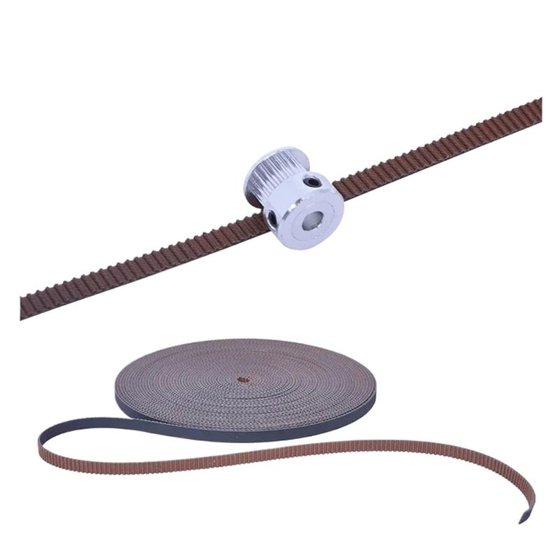 GT2 حزام التوقيت عرض 6 مم 1 متر حزام متزامن مقاوم للاهتراء للطابعة ثلاثية الأبعاد - Image 1