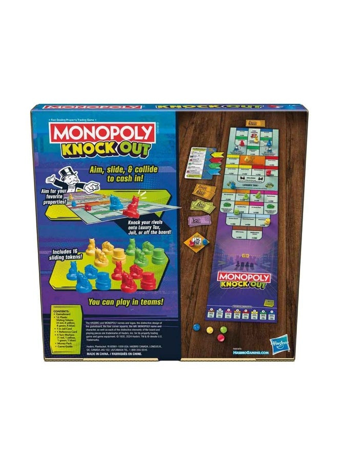 Monopoly - Monopoly Knockout Family Party Board Game - Image 1
