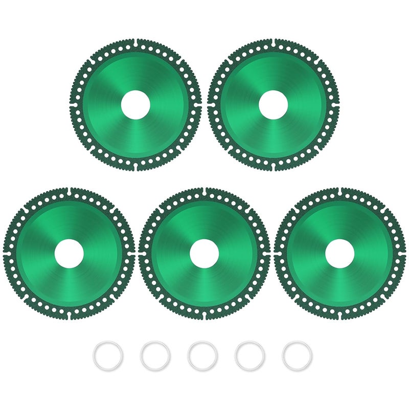 5Pack 4 1 2 Inch Composite Grinder Disc For Smooth Cutting Chamfering Grinding Tile Stone PVC Pipe - Image 1