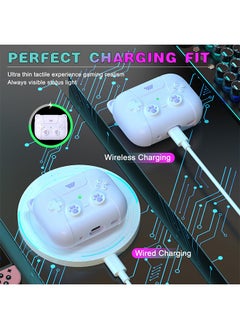 Fazza AirPods Pro 2nd /1st Generation Case Cover with Keychain, Game Player Design for Kid Men and Women, Soft Silicone Case for AirPods Pro Gen 2/1 (2023/2022/2019) Charging Case - Cat Ear Purple2/2019)Charging Case-Cat Ear Purple  - Image 4