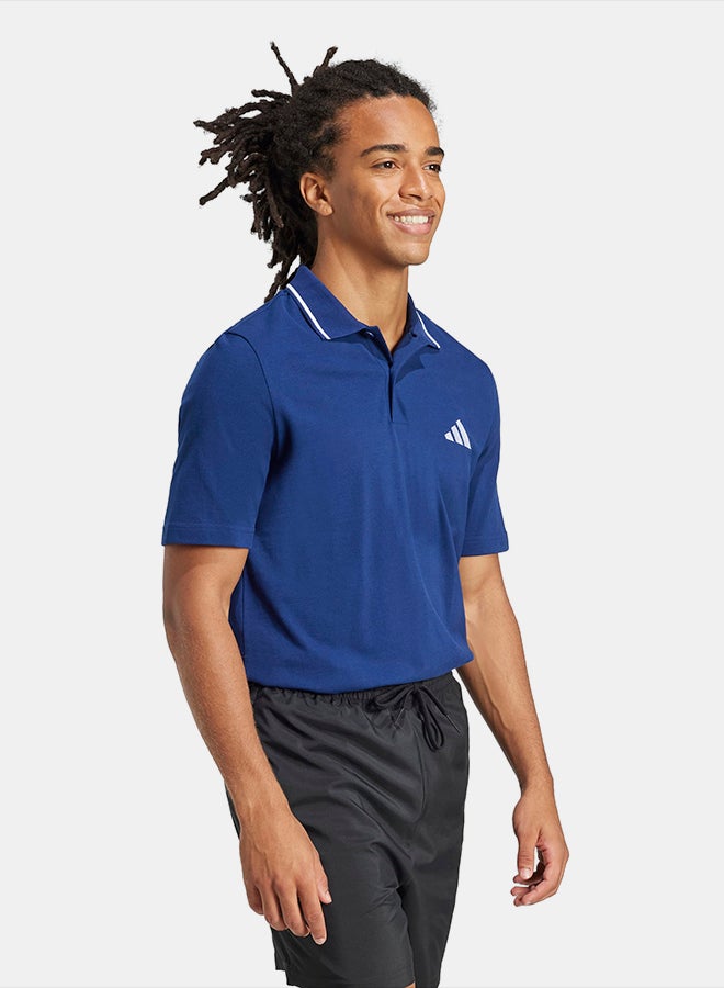 Adidas Essentials Small Logo Piqué Polo Shirt - Image 1