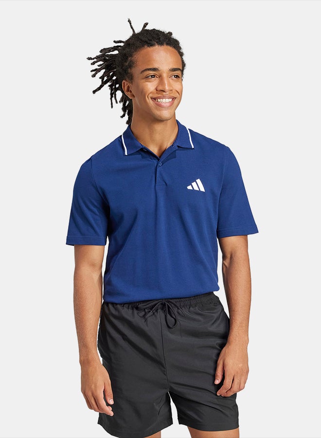 Adidas Essentials Small Logo Piqué Polo Shirt - Image 4