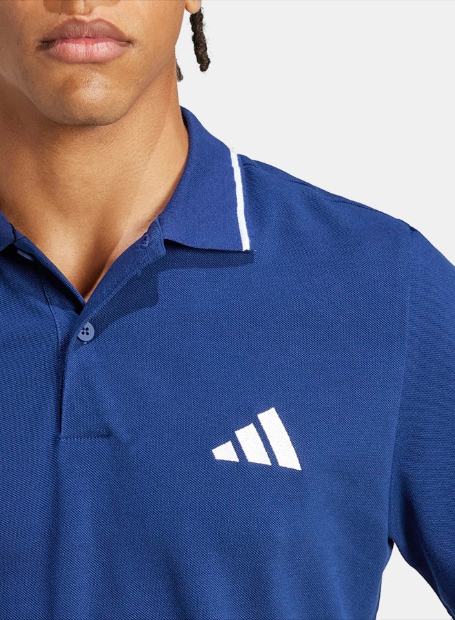Adidas Essentials Small Logo Piqué Polo Shirt - Image 2