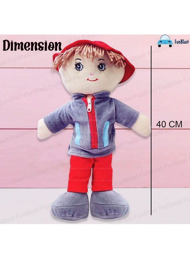 فنبلاست دمى فن بلاست للبنات - دمى ناعمة للبنات، دمية للأطفال، دمية لطفلة، ألعاب ناعمة للبنات، ألعاب قطيفة للبنات، ألعاب محشوة، هدايا إرجاع للأطفال - صنع في الهند (رمادي) - Image 3