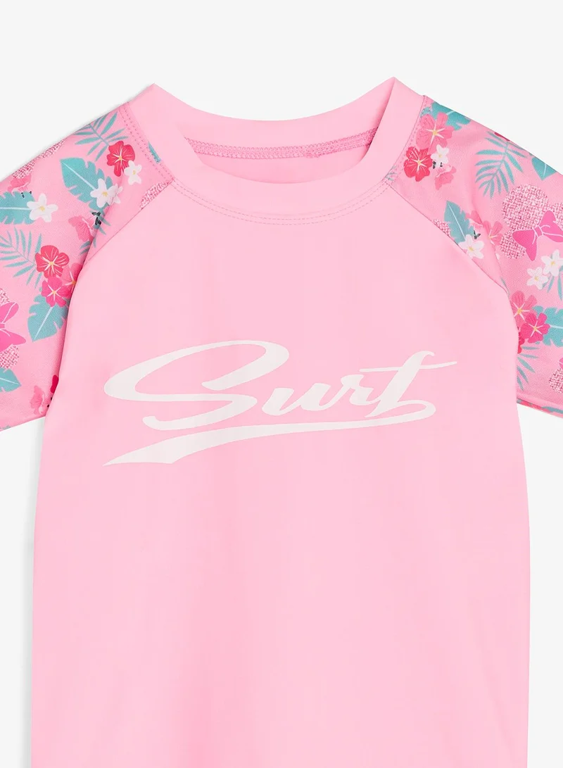 Pinata  Pink Floral Print 3-Piece Swim Set for Women | Best Price UAE