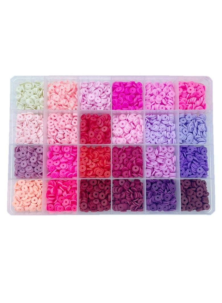 الطين الخرز سوار صنع عدة، الصداقة preppy شقة البوليمر هيشي الخرز مجموعات المجوهرات مع السحر، هدايا للفتيات في سن المراهقة الحرف للفتيات الذين تتراوح أعمارهم بين 8-12 - Image 2