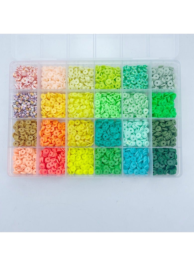 الطين الخرز سوار صنع عدة، الصداقة preppy شقة البوليمر هيشي الخرز مجموعات المجوهرات مع السحر، هدايا للفتيات في سن المراهقة الحرف للفتيات الذين تتراوح أعمارهم بين 8-12 - Image 4