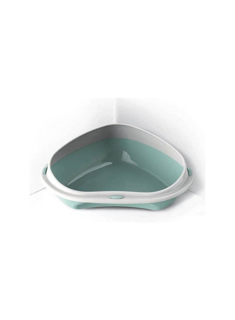 Cat Litter Box with Frame 48.5×39×17 cm - Green