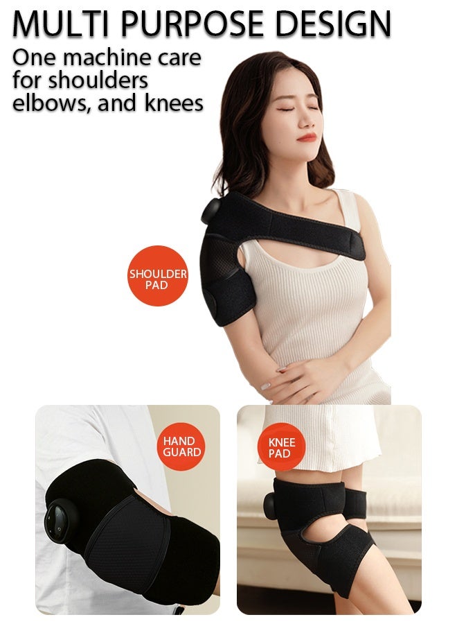 Electric Heat Therapy Knee Massager for Shoulder,Electric Heating Therapy KneeMassager Shoulder Physiotherapy LegArthritis Elbow Joint Pain Relief Warm ,Moxibustion knee pads for  with arthritis, Elbow & Joint Pain Relief, Arthritis, Muscle Relaxation - Suitable for Men and Women with Cold Legs - Image 3