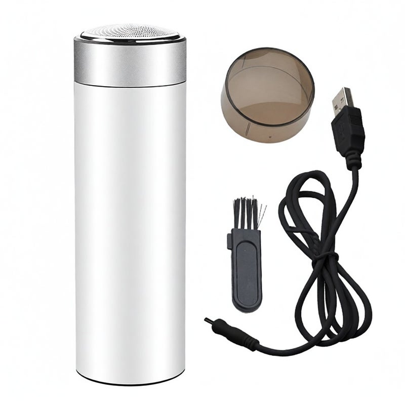 Portable Shaver Electric Razor USB Rechargeable Mini Beard Trimmer Beard Shaving Tool for Men Daily & Travel Use - Image 1
