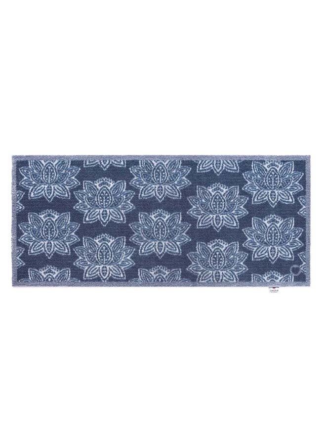 Suncoast Suncoast Hug Door Runner Rug RHS Woodblock 1 - Blue  - Image 1