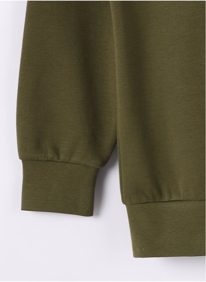 LC WAIKIKI Comfortable Fit Hooded Boy's Sweatshirt  - Image 4