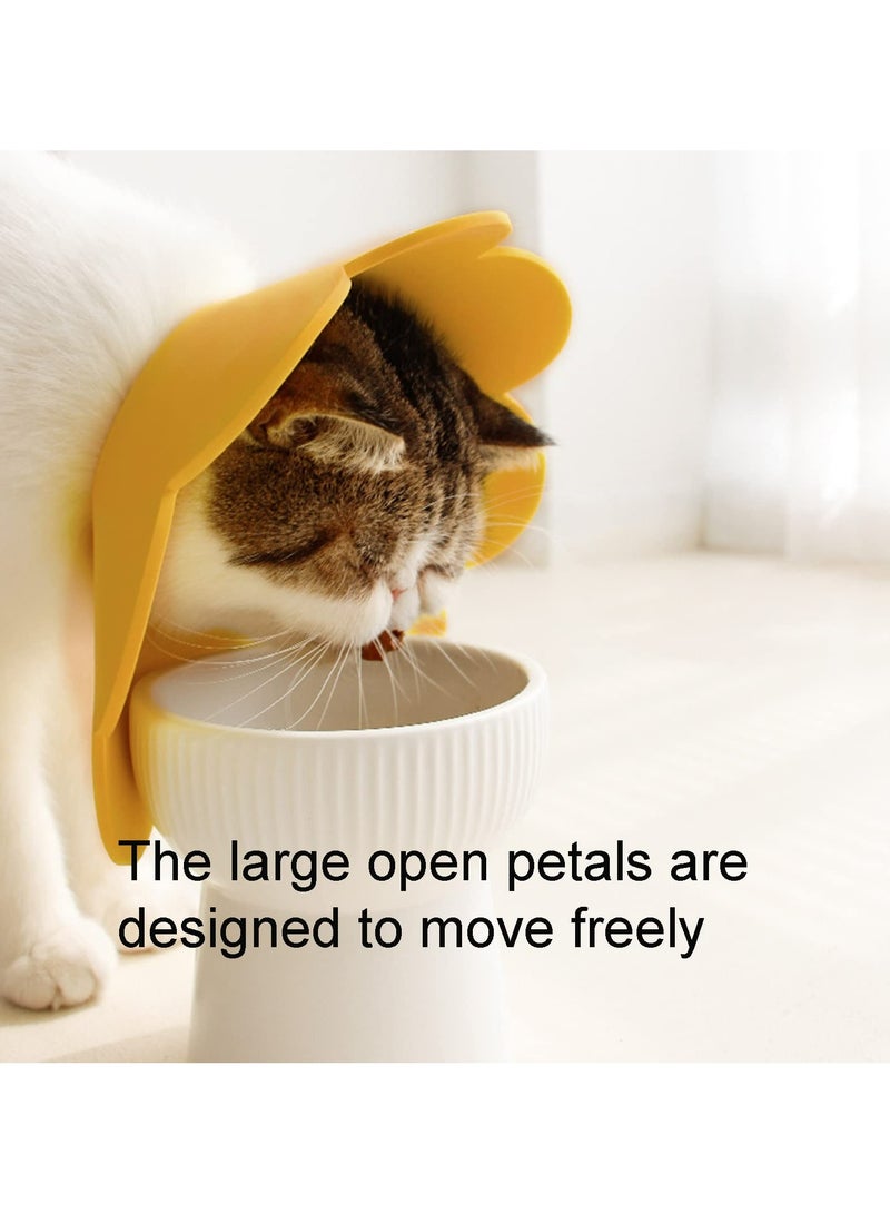 Adjustable Recovery Cat Collar, Cat Cone Soft After Surgery,Healing Wound Neck Cone for Kitties and Puppies, Protective Collar Elizabethan Collars for Cats Small Dogs (M) - Image 2