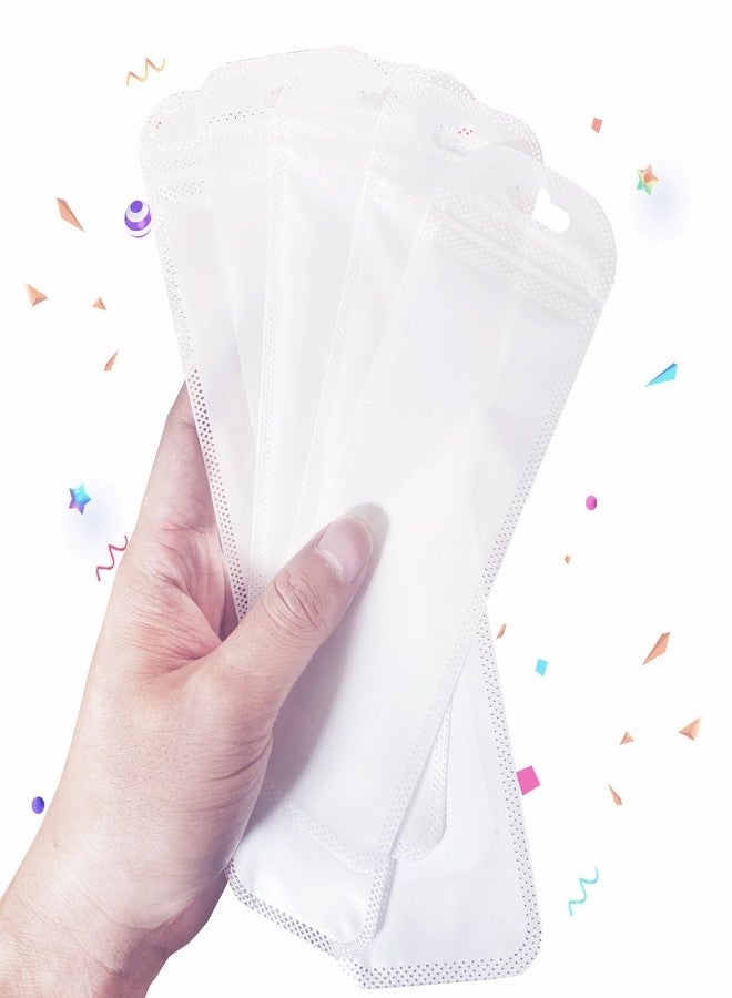 BOBECI 100Pcs Resealable Beadable Pen Packaging Plastic Beadable Pen Bags Great for Bead Pen Office Home Party Favor Food Storage Cookies Sample Jewelry Snack (2.5x9.4inch) - Image 3