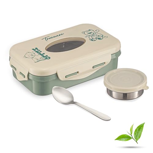 Trueware Alfa Insulated Inner Steel Thermoware BPA Free, Airtight, Food Grade, 2 Containers Lunch Box 700 ML - Image 1