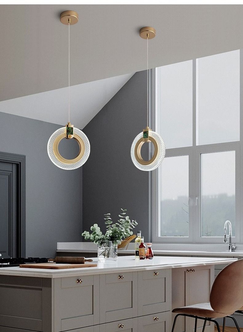 C M E Modern Golden Hanger with 3 Lights  - Image 3