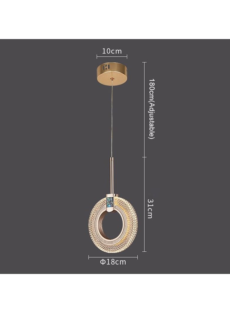 C M E Modern Golden Hanger with 3 Lights  - Image 4