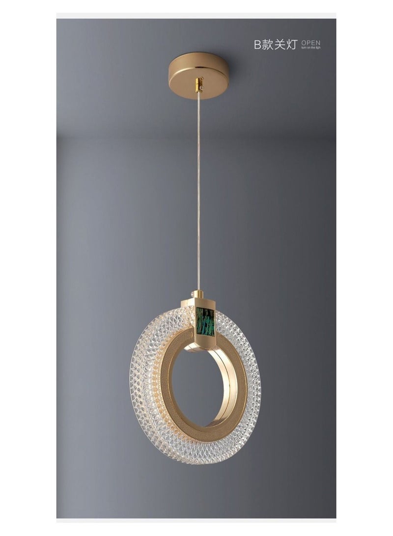 C M E Modern Golden Hanger with 3 Lights  - Image 2