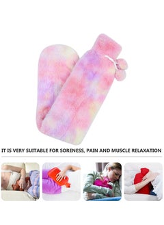 KASTWAVE Long Hot Water Bottle Bed Warm Waist Warm Back Hot Water Bottle Rubber Hot Water Bottles Thermal Bags Long Strip Water Bags for Pain Relief Back Hand Legs 2L  - Image 3