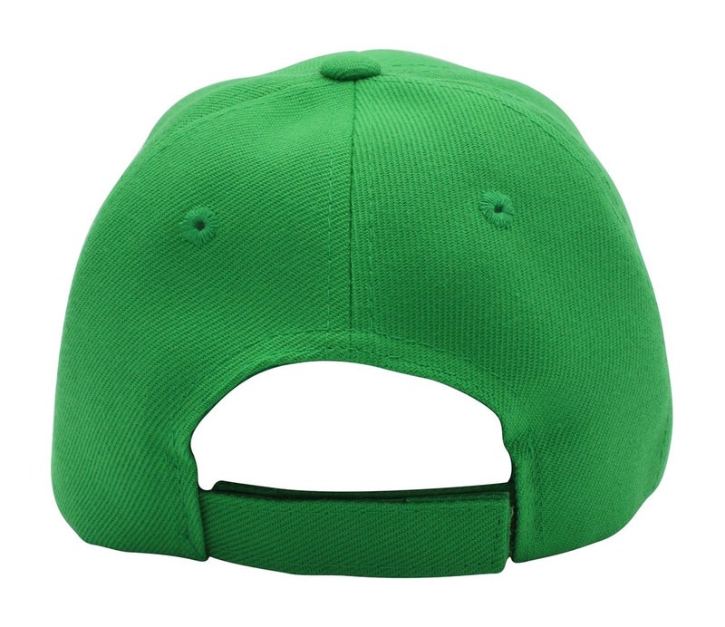 Top Level Baseball Cap Men Women - Classic Adjustable Plain Hat (Kelly Green) - Image 3