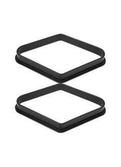 Generic 2PCS Billiards Rack Plastic Pool Ball Rack Snooker Diamond Ball Frame 9 Ball Billiard Ball Box Accessories  - Image 1