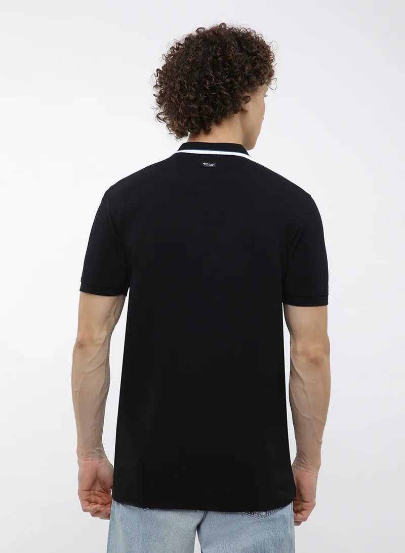 BEVERLY HILLS POLO CLUB Printed Polo