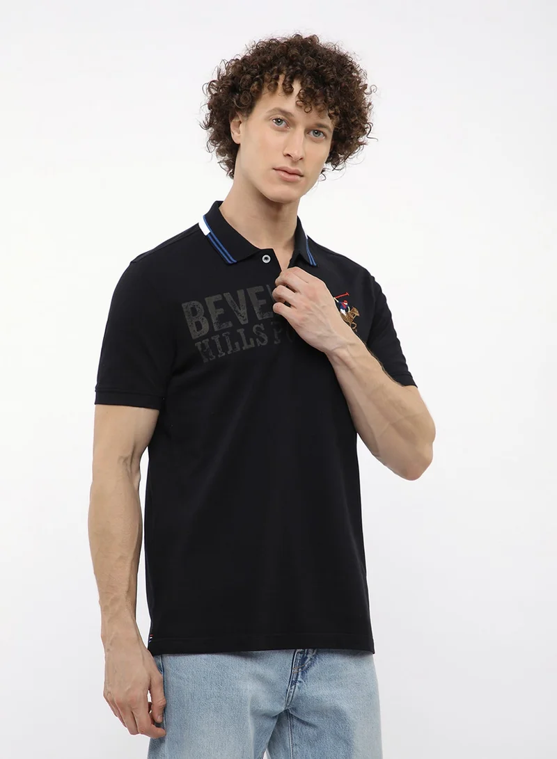 BEVERLY HILLS POLO CLUB  Printed Polo for Men | Best Price UAE