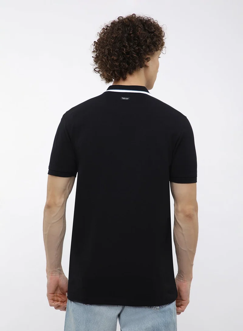 BEVERLY HILLS POLO CLUB Printed Polo