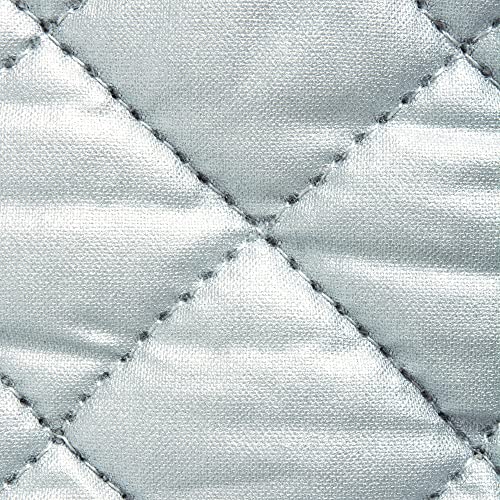 DII Basic Terry Collection Quilted 100% Cotton, Oval Potholder, Gray, 2 Piece - Image 3